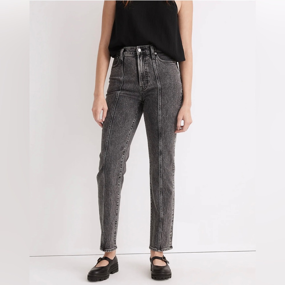 NWT Madewell Perfect Vintage Straight Jean in Meaford Wash: Seamed Edition 29